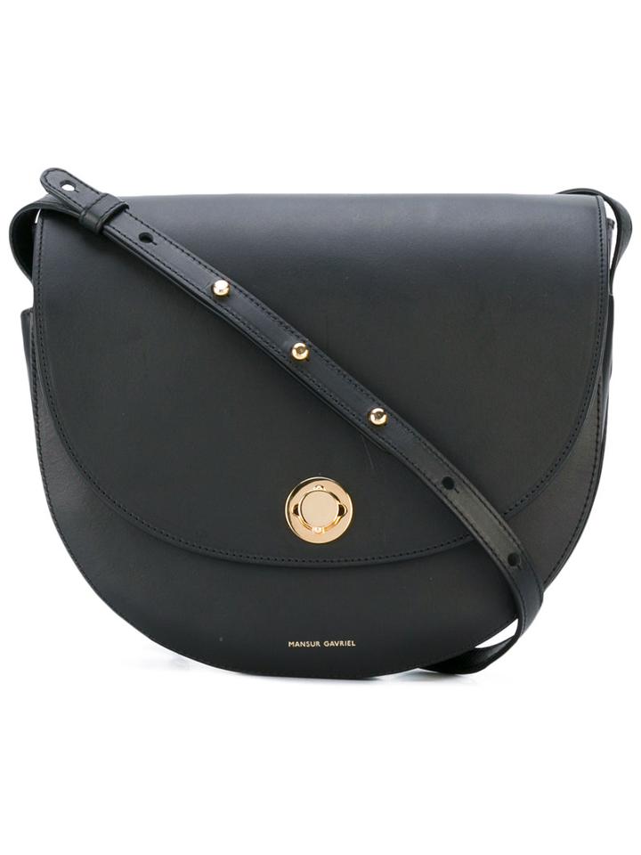 Mansur Gavriel - Hobo Crossbody Bag - Women - Leather - One Size, Black, Leather