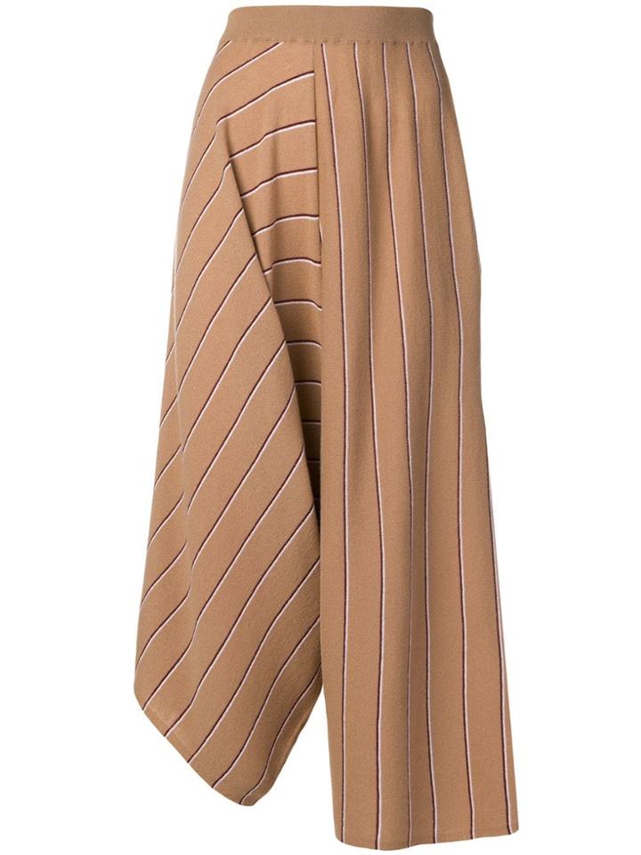 Stella Mccartney Asymmetric Leg Trousers - Neutrals
