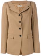 Aalto - Buttoned Jacket - Women - Viscose/virgin Wool - 38, Women's, Nude/neutrals, Viscose/virgin Wool