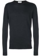 John Smedley Classic Long-sleeve Sweater - Blue