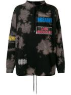 Love Moschino Bleach-effect Oversized Sweatshirt - Black