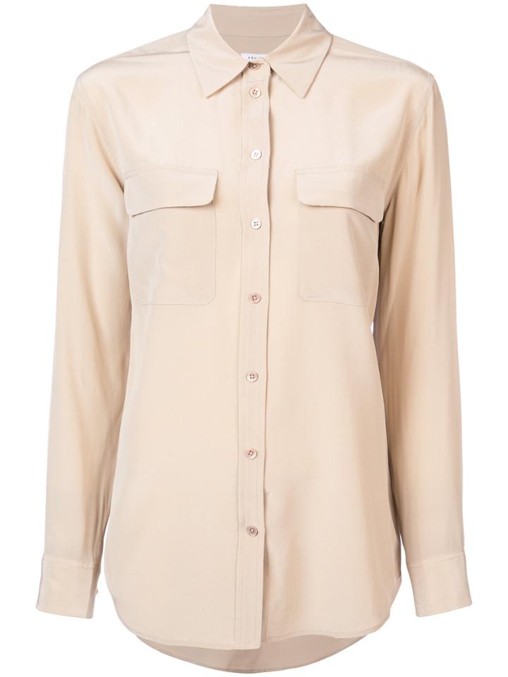 Equipment Flap Pocket Shirt - Nude & Neutrals