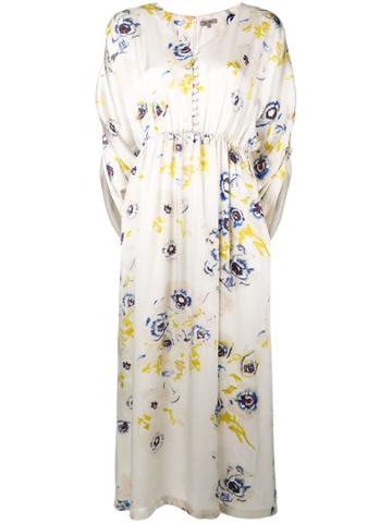 Alice Archer Helia Floral Dress - Neutrals