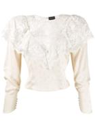 Magda Butrym Lace Detail Blouse - Neutrals
