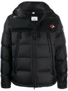 Burberry Padded Logo Patch Jacket - Black