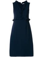 P.a.r.o.s.h. Ruffled Trimmed Dress - Blue