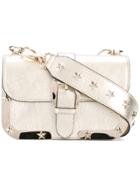Red Valentino Metallic Studded Shoulder Bag
