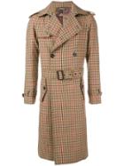 Etro Checked Trench Coat - Nude & Neutrals