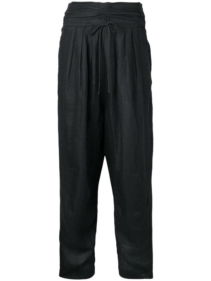 Isabel Marant Romantic Macram Trousers - Black