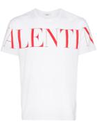 Valentino Logo Printed T-shirt - White