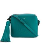Anya Hindmarch Smiley Leather Cross Body Bag, Women's, Green