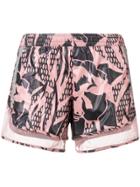Adidas By Stella Mccartney Run M20 Printed Shorts - Pink
