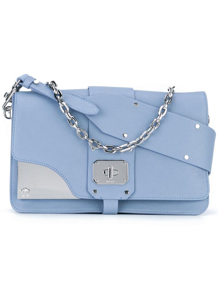 Versace - Stardvst Shoulder Bag - Women - Goat Skin - One Size, Blue, Goat Skin