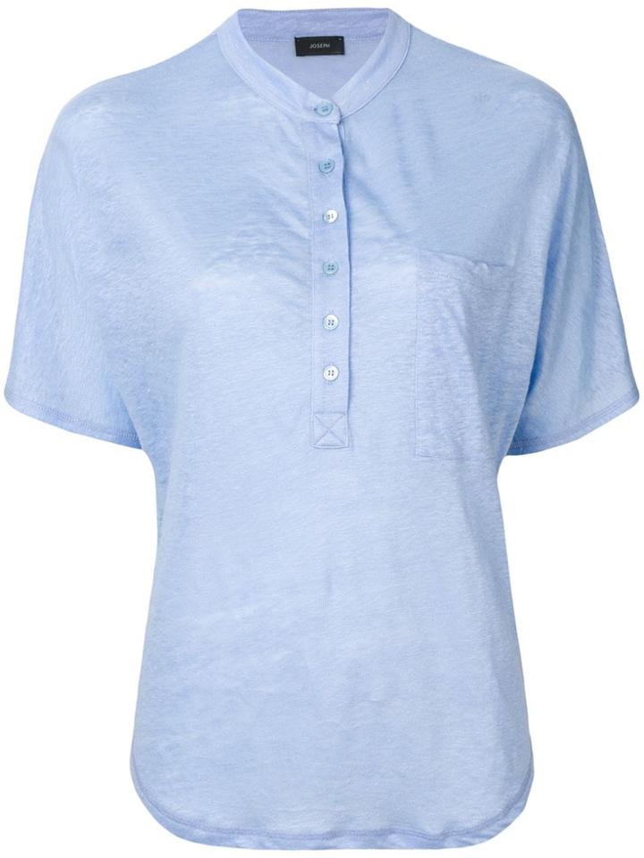 Joseph Button Up T-shirt - Purple