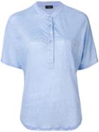 Joseph Button Up T-shirt - Purple