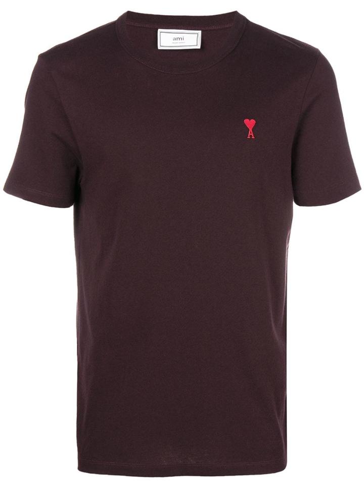 Ami Alexandre Mattiussi Ami De Coeur T-shirt - Pink