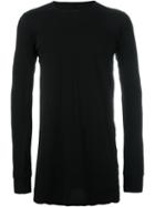 Rick Owens Drkshdw Long Sweatshirt, Men's, Size: M, Black, Cotton