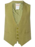 Romeo Gigli Vintage Classic Waistcoat, Men's, Size: 48, Green