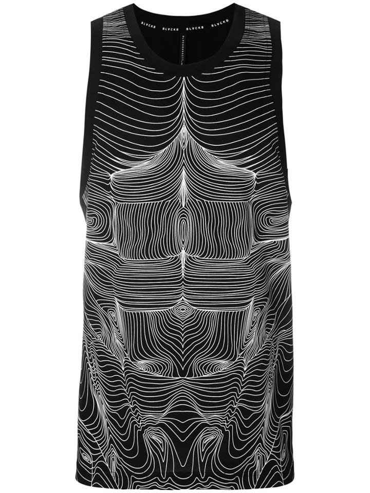 Blackbarrett Print Sleeveless Top