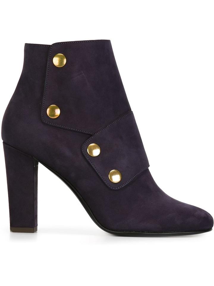 Michel Vivien Chunky Heel Ankle Boots