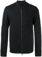 Helmut Lang Panelled Sleeve Bomber Jacket, Men's, Size: Small, Black, Cotton/nylon/viscose