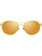 Linda Farrow Violet C1 Sunglasses - Gold