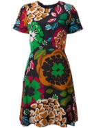 Burberry Floral Print Dress, Women's, Size: 6, Silk