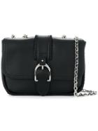 Longchamp Buckled Cross Body Bag - Black