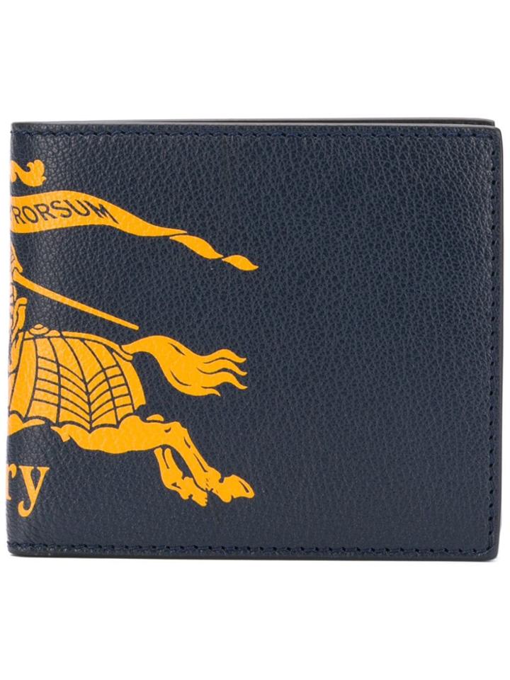 Burberry International Bifold Wallet - Blue