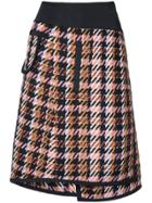 Public School Shula Layered Plaid Skirt - Multicolour