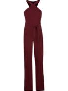 Likely Criss Cross Strap Jumpsuit - Red