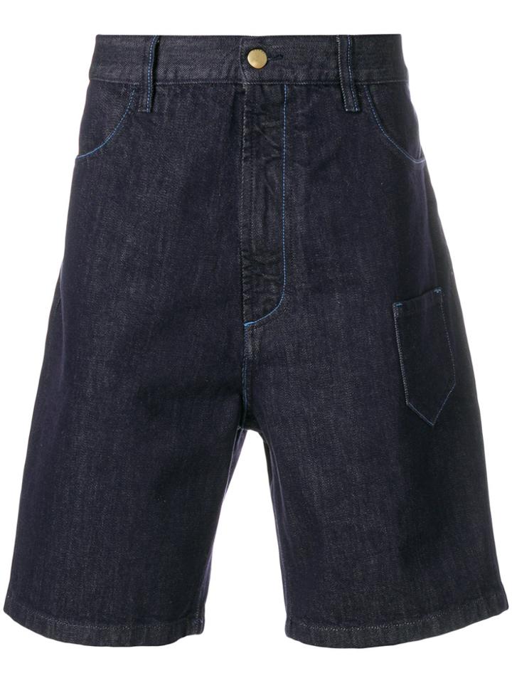 Marni Wide Leg Shorts - Blue