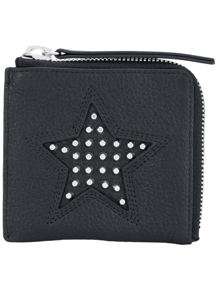 Mcq Alexander Mcqueen Solstice Zip Wallet - Black