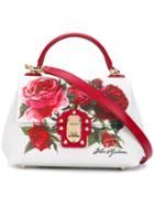 Dolce & Gabbana - Lucia Tote - Women - Leather/straw - One Size, Women's, White, Leather/straw