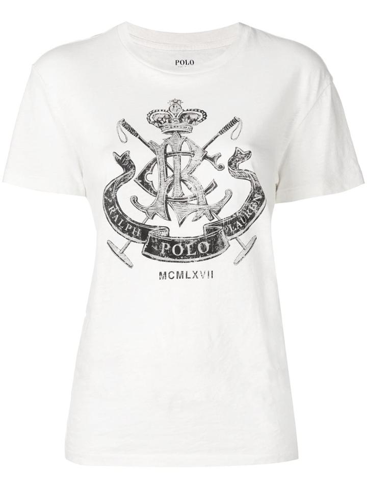 Polo Ralph Lauren Crest Graphic T-shirt - White