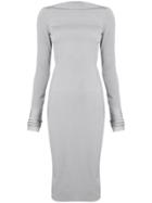 Rick Owens Fitted Dress - Grey