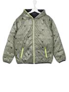 Armani Junior Logo Print Padded Jacket, Boy's, Size: 16 Yrs, Green