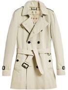 Burberry The Kensington - Mid-length Trench Coat - Nude & Neutrals