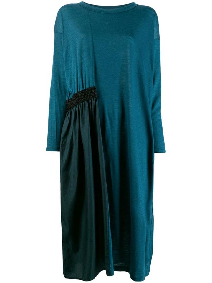 Zucca Asymmetric Style Dress - Blue