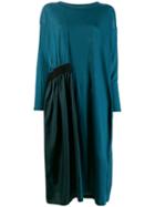 Zucca Asymmetric Style Dress - Blue