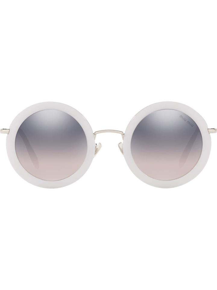 Miu Miu Eyewear Délice Sunglasses - White