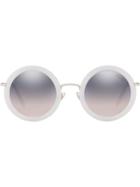 Miu Miu Eyewear Délice Sunglasses - White
