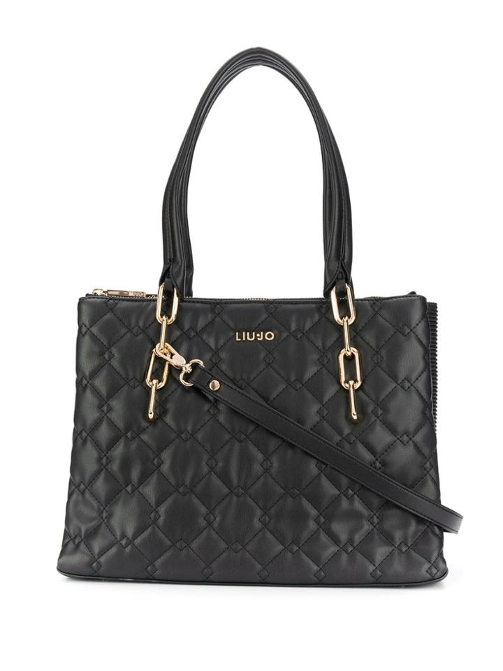 Liu Jo Large Embossed Tote - Black