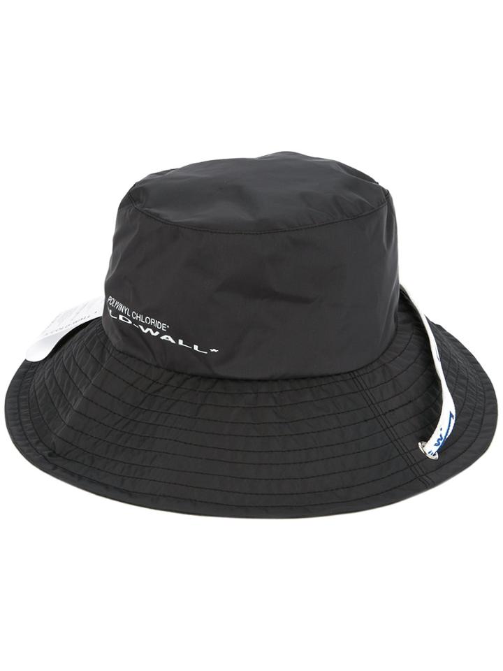 A-cold-wall* Logo Band Bucket Hat - Black