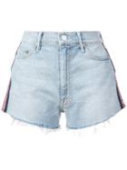 Mother The Easy Does It Short Denim Shorts - Blue