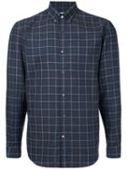 Gieves & Hawkes - Plaid Shirt - Men - Cotton/cashmere - M, Blue, Cotton/cashmere