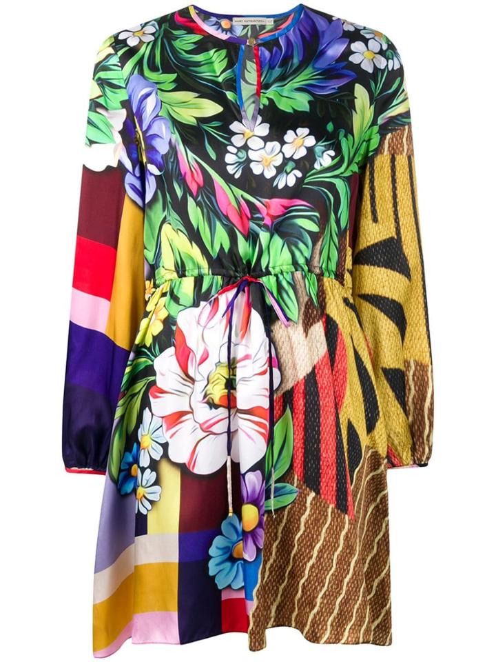 Mary Katrantzou Printed Flared Dress - Yellow