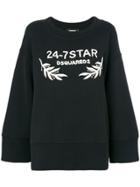 Dsquared2 Oversized 24-7 Star Sweatshirt - Black