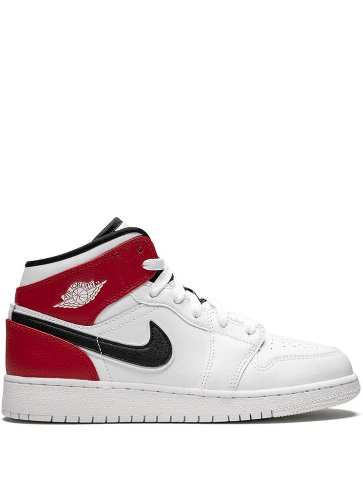 Jordan Teen Air Jordan 1 Mid Sneakers - White