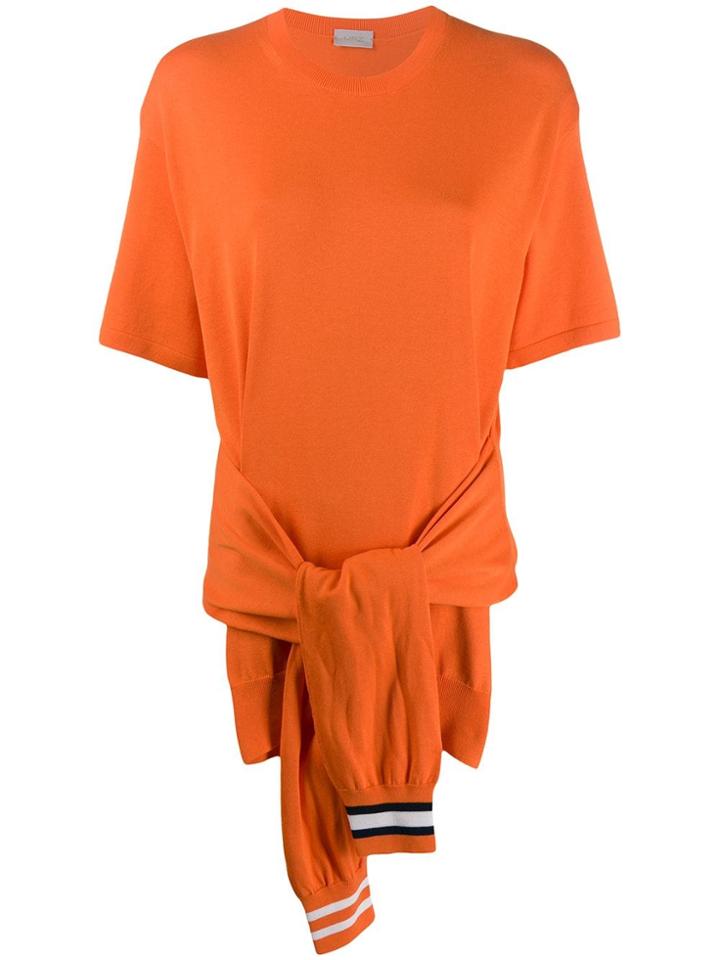 Mrz 2-in-1 Tie Waist Top - Orange